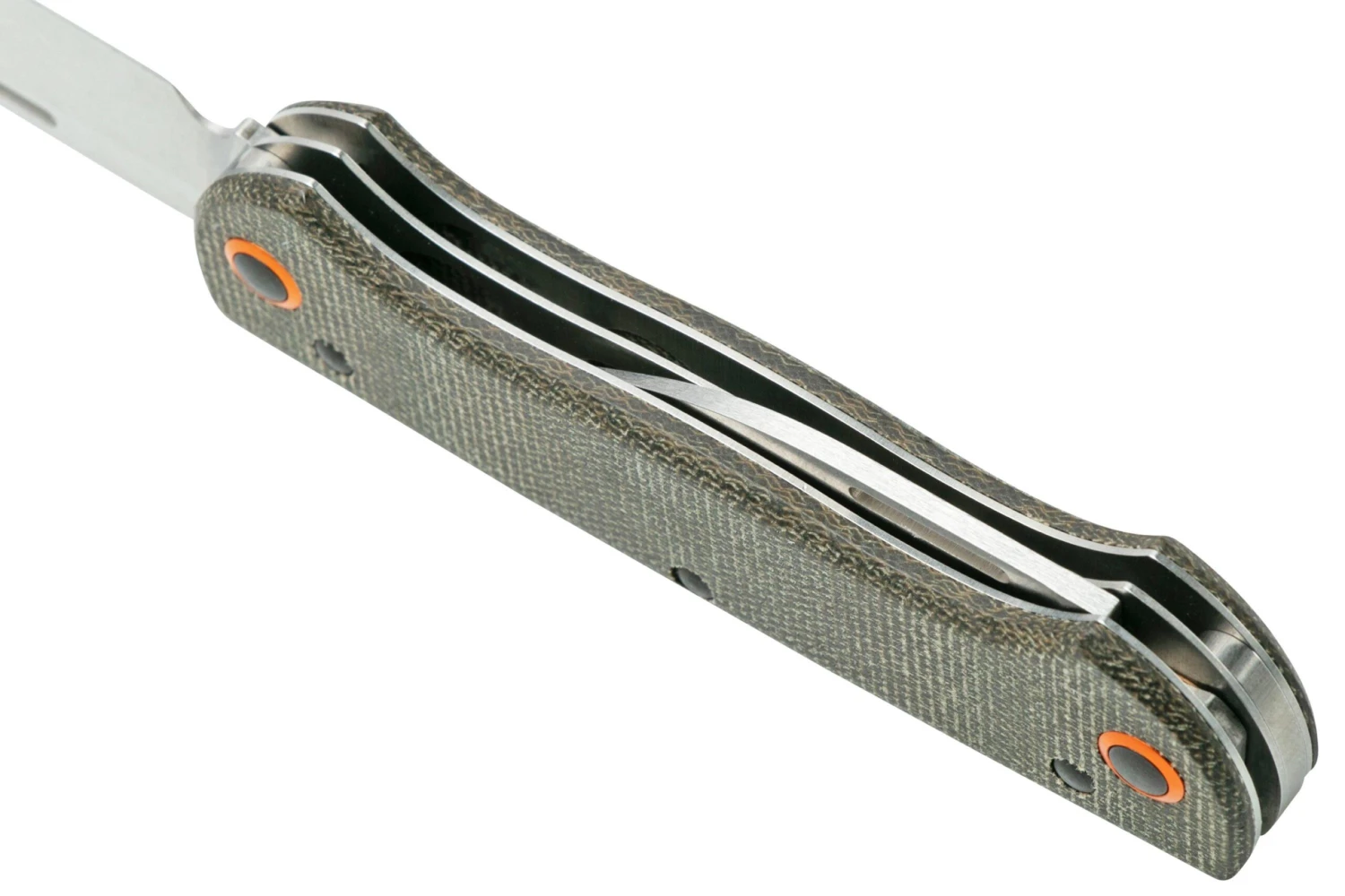 Benchmade Weekender 317-1 Green Canvas Micarta, Slipjoint Navaja 7 Benchmade Weekender 317-1 Green Canvas Micarta, Slipjoint Navaja - Imagen 5