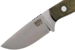 Bark River Bravo Necker CPM 154CM, Green Canvas Micarta, Funda Marrón 12 Bark River Bravo Necker CPM 154CM, Green Canvas Micarta, Funda Marrón -Tienda Fissler BRK07 001GNC 03 bark river brk07 001gnc 03