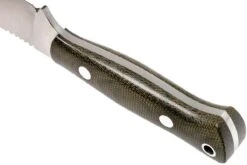 Bark River Bravo Necker CPM 154CM, Green Canvas Micarta, Funda Marrón 13 Bark River Bravo Necker CPM 154CM, Green Canvas Micarta, Funda Marrón -Tienda Fissler BRK07 001GNC 04 bark river brk07 001gnc 04