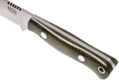 Bark River Bravo Necker CPM 154CM, Green Canvas Micarta, Funda Marrón 14 Bark River Bravo Necker CPM 154CM, Green Canvas Micarta, Funda Marrón -Tienda Fissler BRK07 001GNC 05 bark river brk07 001gnc 05