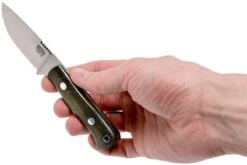 Bark River Bravo Necker CPM 154CM, Green Canvas Micarta, Funda Marrón 15 Bark River Bravo Necker CPM 154CM, Green Canvas Micarta, Funda Marrón -Tienda Fissler BRK07 001GNC 06 bark river brk07 001gnc 06