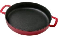 Combekk Sous Chef 192128RD Sartén Doble Mango 28 Cm, Rojo