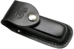 Case Leather Sheath Medium Job Logo 52226 Black Funda De Cuero
