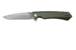 Case Kinzua Spearpoint, OD Green Anodized Aluminum, S35VN, 64659 Navaja