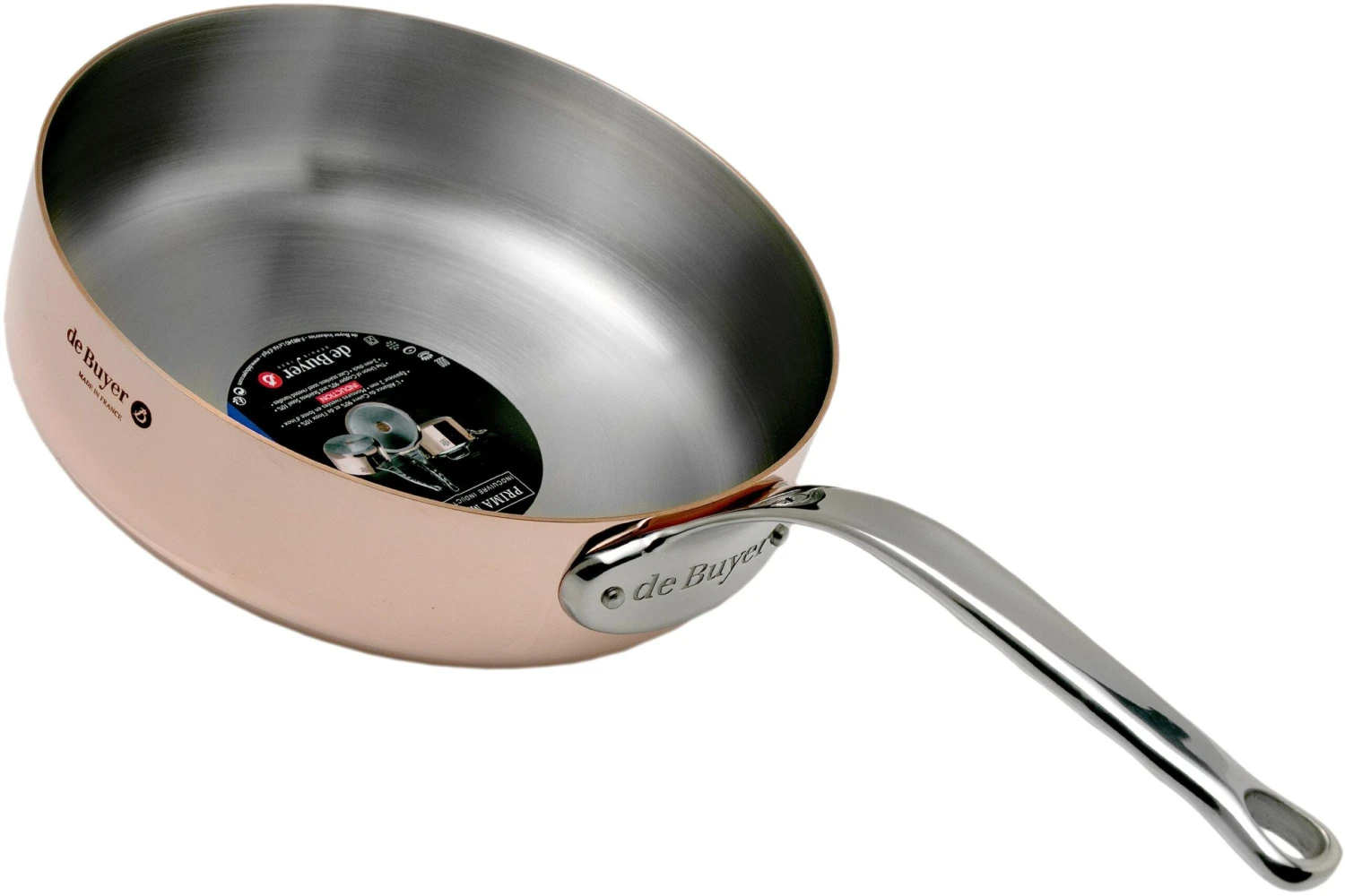 De Buyer Prima Matera Sartén Para Saltear De Cobre 24 Cm 6230.24 3 De Buyer Prima Matera Sartén Para Saltear De Cobre 24 Cm 6230.24