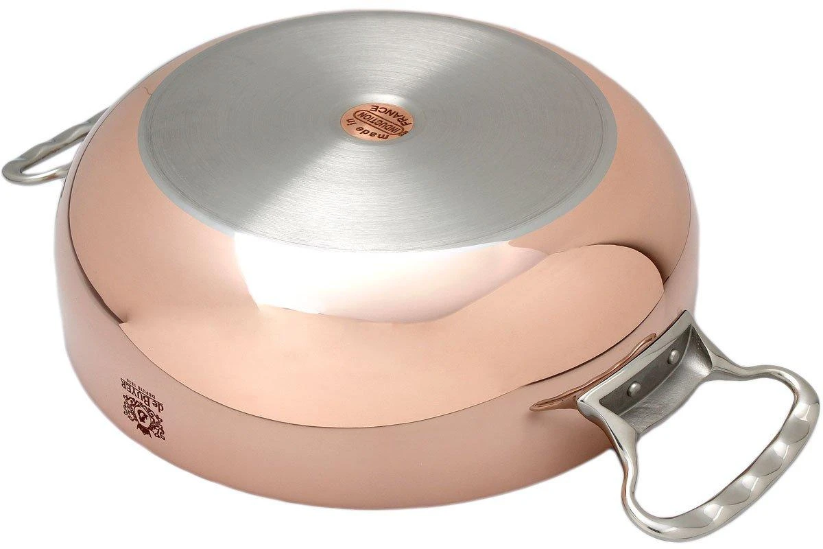 De Buyer Prima Matera Sartén Para Saltear De Cobre 28 Cm Redonda Con Tapa De Acero Inoxidable DEB6232.28 5 De Buyer Prima Matera Sartén Para Saltear De Cobre 28 Cm Redonda Con Tapa De Acero Inoxidable DEB6232.28 - Imagen 3