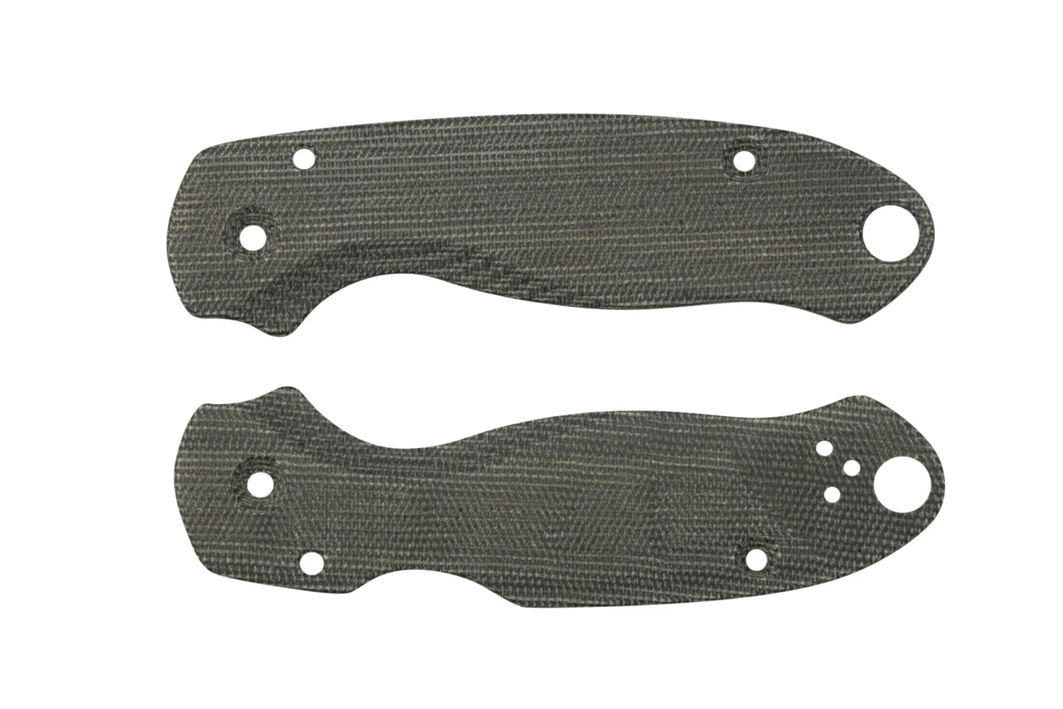 Flytanium Spyderco Para 3 Cachas, Lotus Black Canvas Micarta 3 Flytanium Spyderco Para 3 Cachas, Lotus Black Canvas Micarta