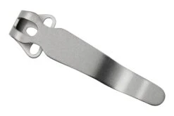 Flytanium Universal Short Pocket Clip FLY-1250SBB Bead Blasted Titanium