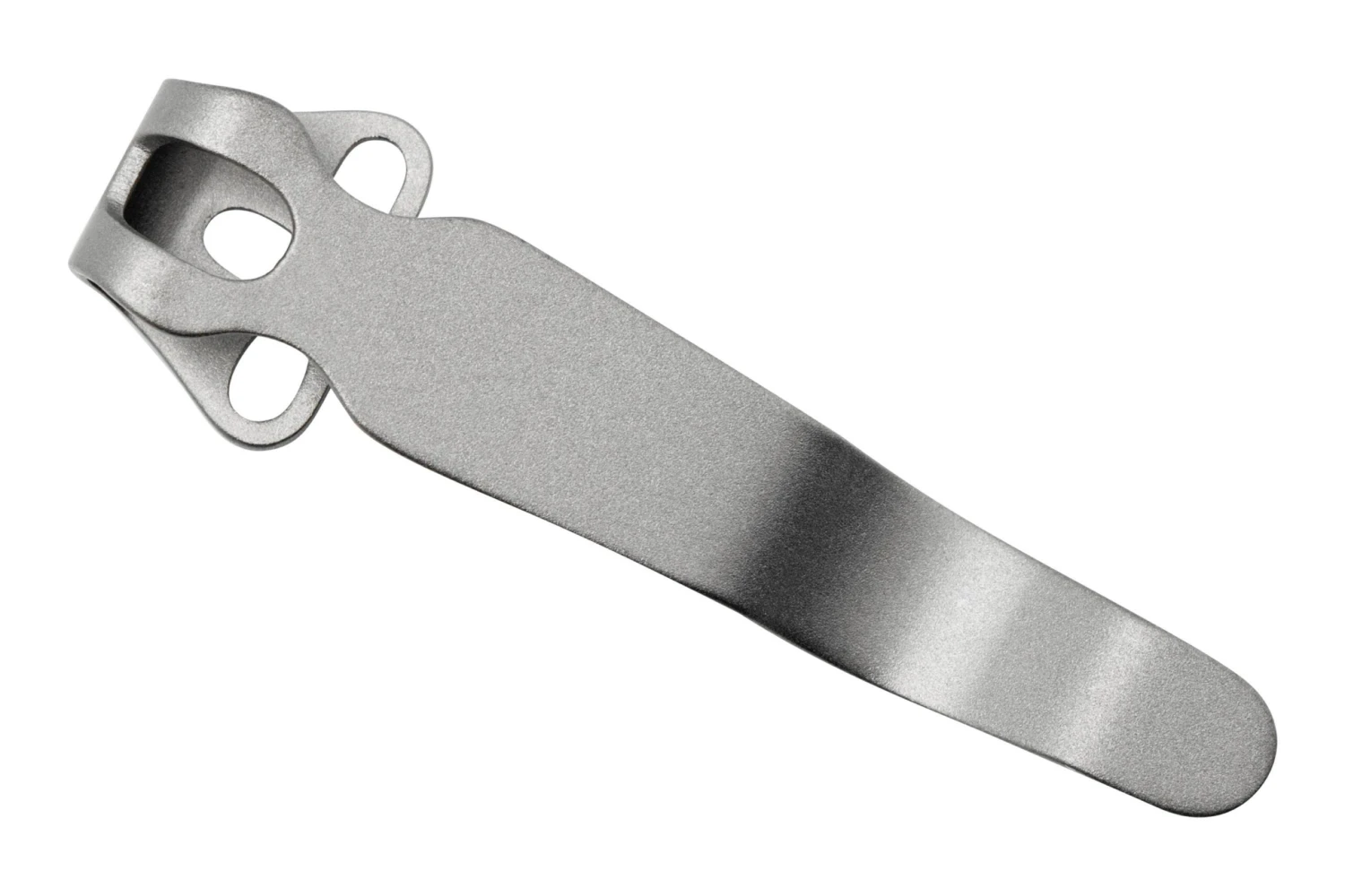 Flytanium Universal Short Pocket Clip FLY-1250SBB Bead Blasted Titanium 3 Flytanium Universal Short Pocket Clip FLY-1250SBB Bead Blasted Titanium