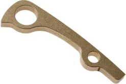 Flytanium Spyderco Paramilitary 2 Backspacer Brass, Latón