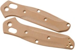 Flytanium Benchmade 945 Mini Osborne Scales, Marrón Tierra G10