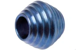 Rick Hinderer Mount Hood Bolita Para Acollador Bead, Summit Series, Blue Stonewashed Titanium