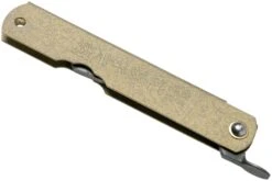 Higonokami Navaja 7,3 Cm HIGOC1B, Blue Paper Steel, Bronze Finished Steel 13 Higonokami Navaja 7,3 Cm HIGOC1B, Blue Paper Steel, Bronze Finished Steel -Tienda Fissler KT HIGOC1B 04 higonokami