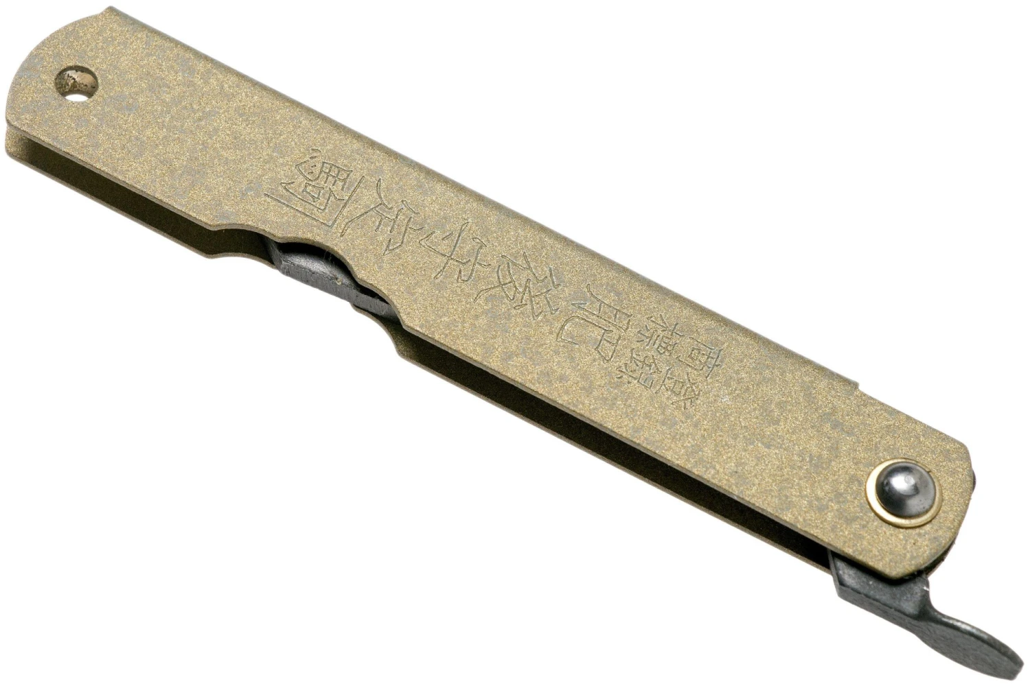 Higonokami Navaja 7,3 Cm HIGOC1B, Blue Paper Steel, Bronze Finished Steel 6 Higonokami Navaja 7,3 Cm HIGOC1B, Blue Paper Steel, Bronze Finished Steel - Imagen 4