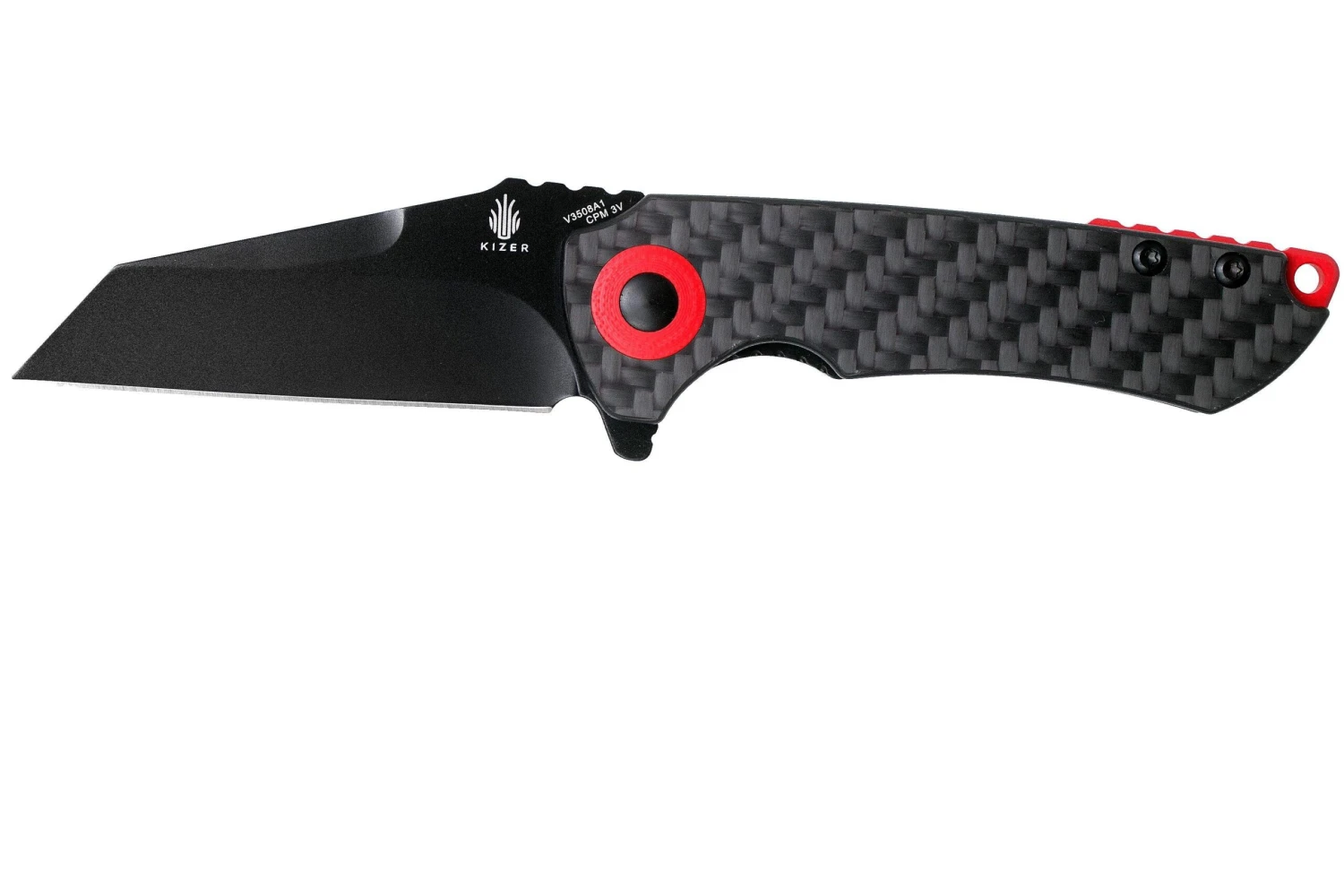 Kizer Vanguard Critical Mini, CPM 3V, Carbon, V3508A1 Navaja 3 Kizer Vanguard Critical Mini, CPM 3V, Carbon, V3508A1 Navaja