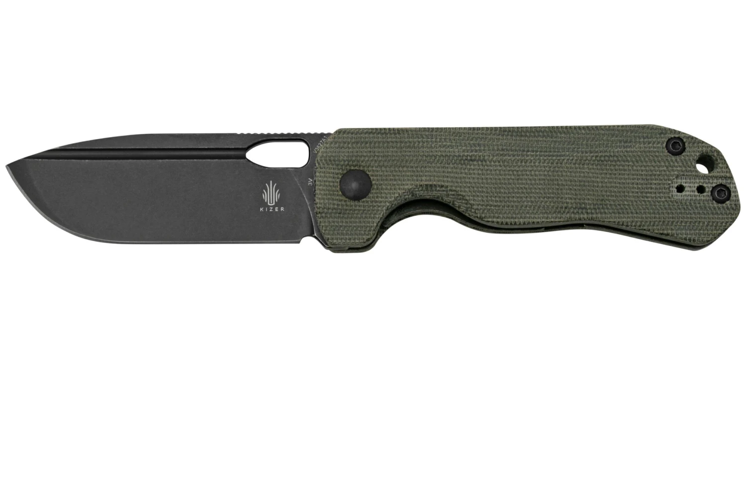 Kizer Bugai V3627A1 Black Micarta, Black Stonewash, Navaja, Diseño Denis Antimonov 3 Kizer Bugai V3627A1 Black Micarta, Black Stonewash, Navaja, Diseño Denis Antimonov