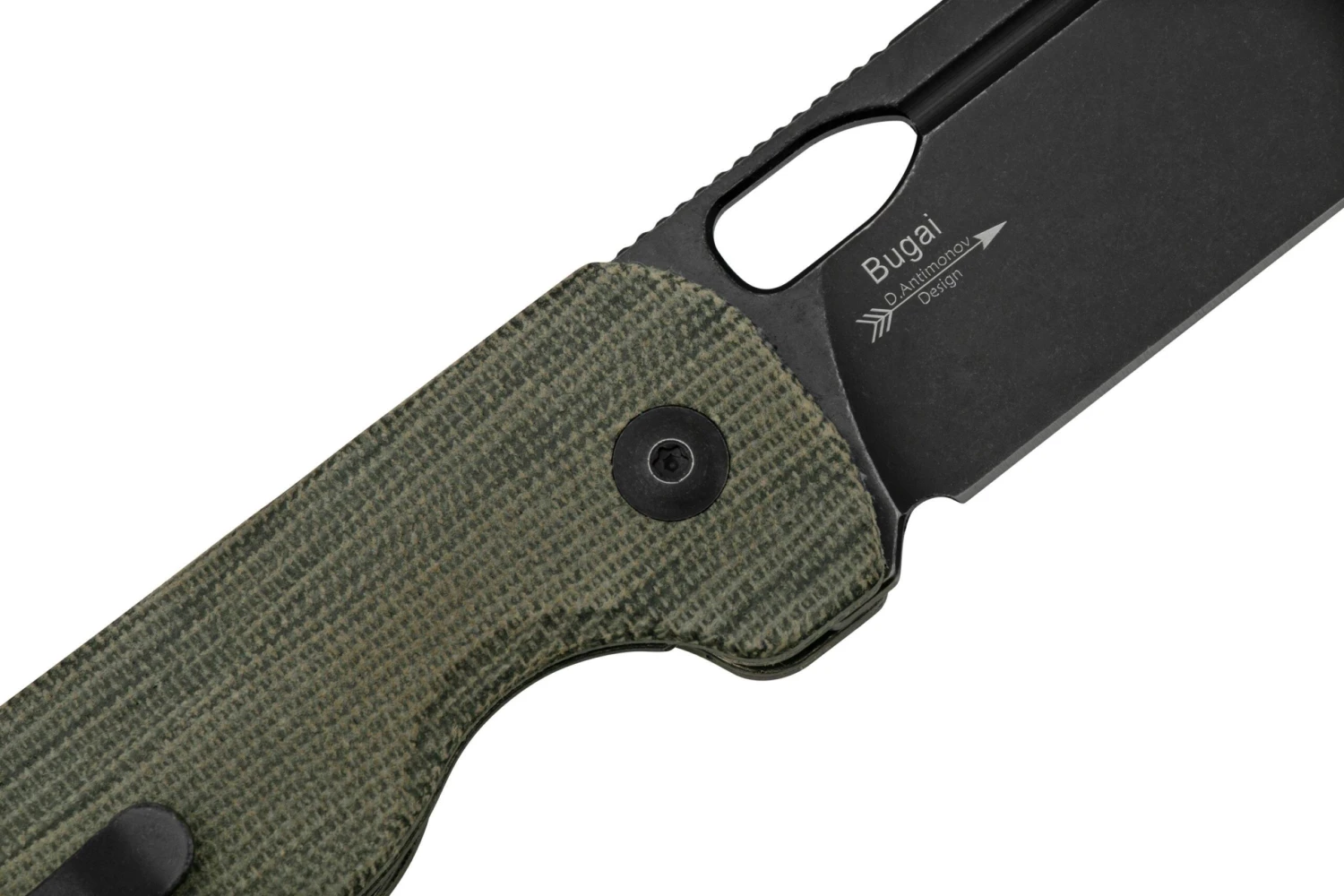 Kizer Bugai V3627A1 Black Micarta, Black Stonewash, Navaja, Diseño Denis Antimonov 7 Kizer Bugai V3627A1 Black Micarta, Black Stonewash, Navaja, Diseño Denis Antimonov - Imagen 5