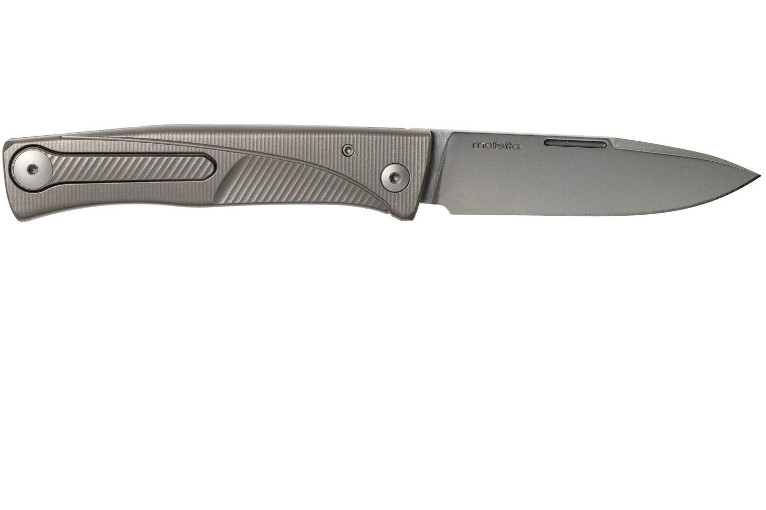 LionSteel Thrill Grey Titanium Integral Navaja Slipjoint 4 LionSteel Thrill Grey Titanium Integral Navaja Slipjoint - Imagen 2