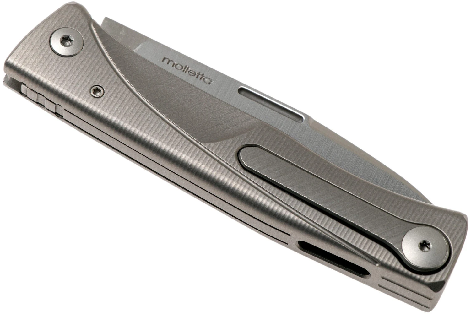 LionSteel Thrill Grey Titanium Integral Navaja Slipjoint 6 LionSteel Thrill Grey Titanium Integral Navaja Slipjoint - Imagen 4