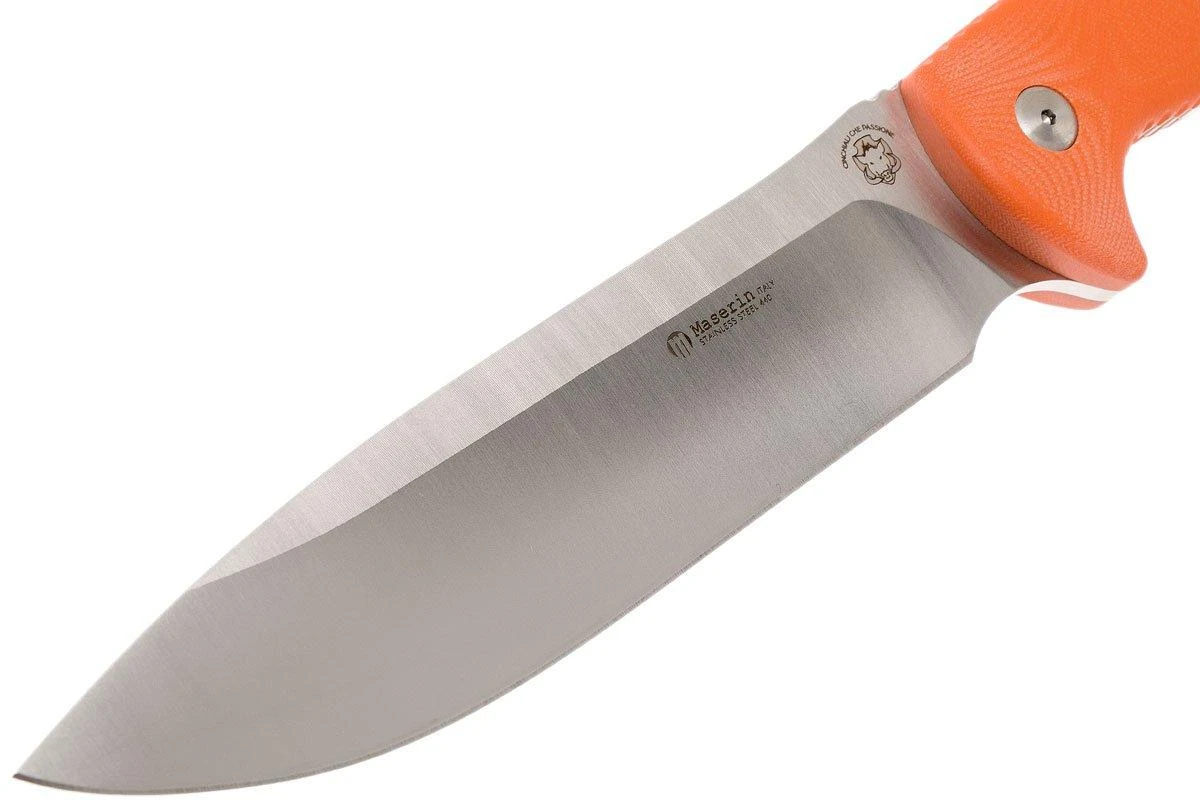 Maserin Hunting 978 Orange G10 978/G10A Cuchillo De Caza 5 Maserin Hunting 978 Orange G10 978/G10A Cuchillo De Caza - Imagen 3