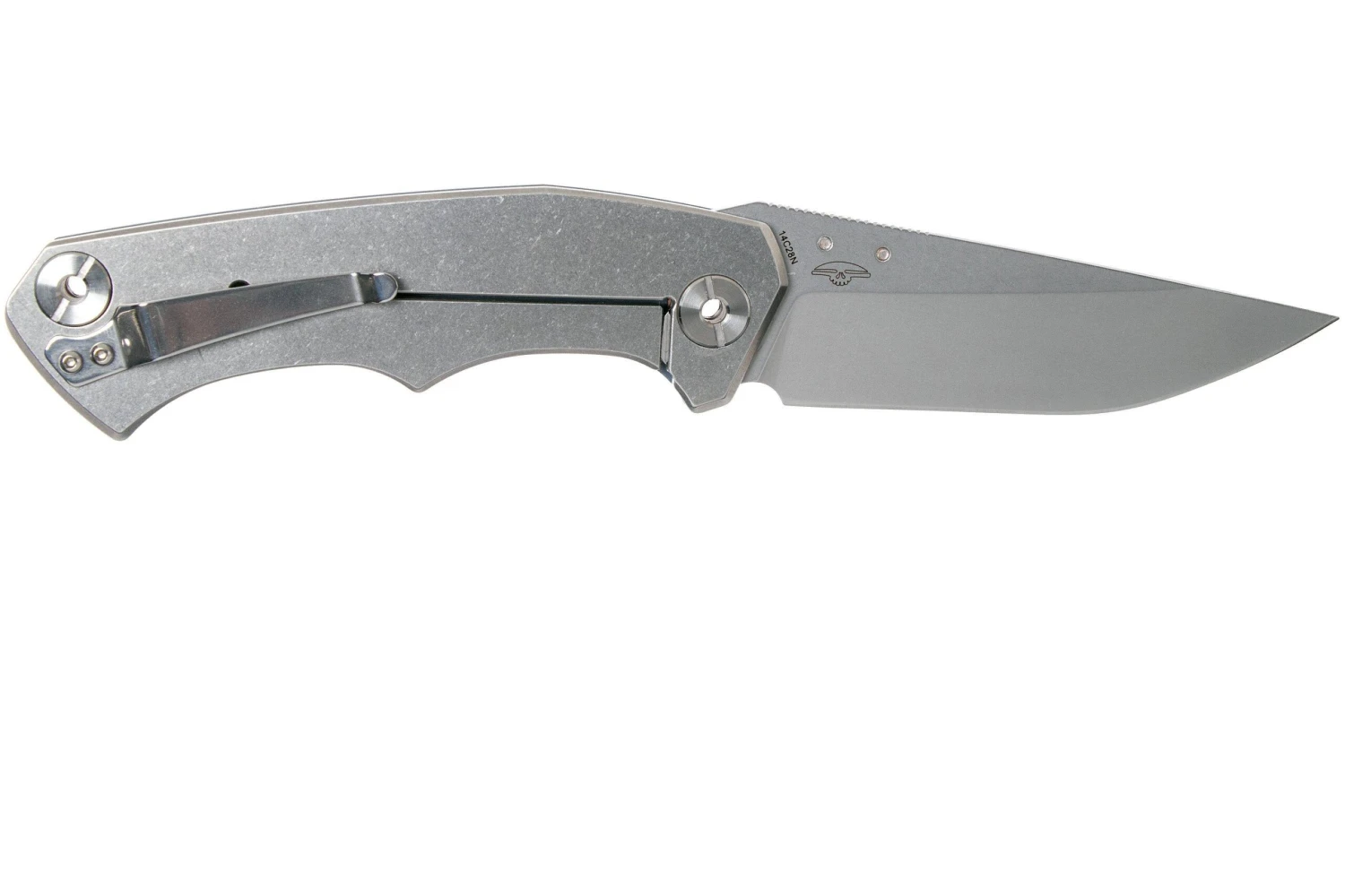 Real Steel Crusader 3701 Light Grey 7442 Navaja, Diseño Poltergeist 4 Real Steel Crusader 3701 Light Grey 7442 Navaja, Diseño Poltergeist - Imagen 2