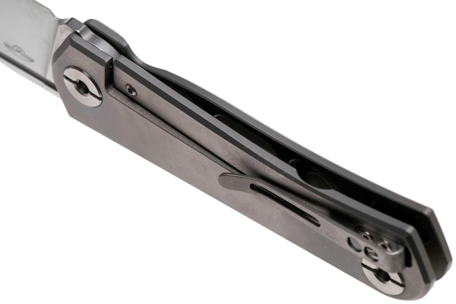 Real Steel Phasma Free, M390 Titanium, Nail Groove 9226 Navaja, Poltergeist Design 7 Real Steel Phasma Free, M390 Titanium, Nail Groove 9226 Navaja, Poltergeist Design - Imagen 5