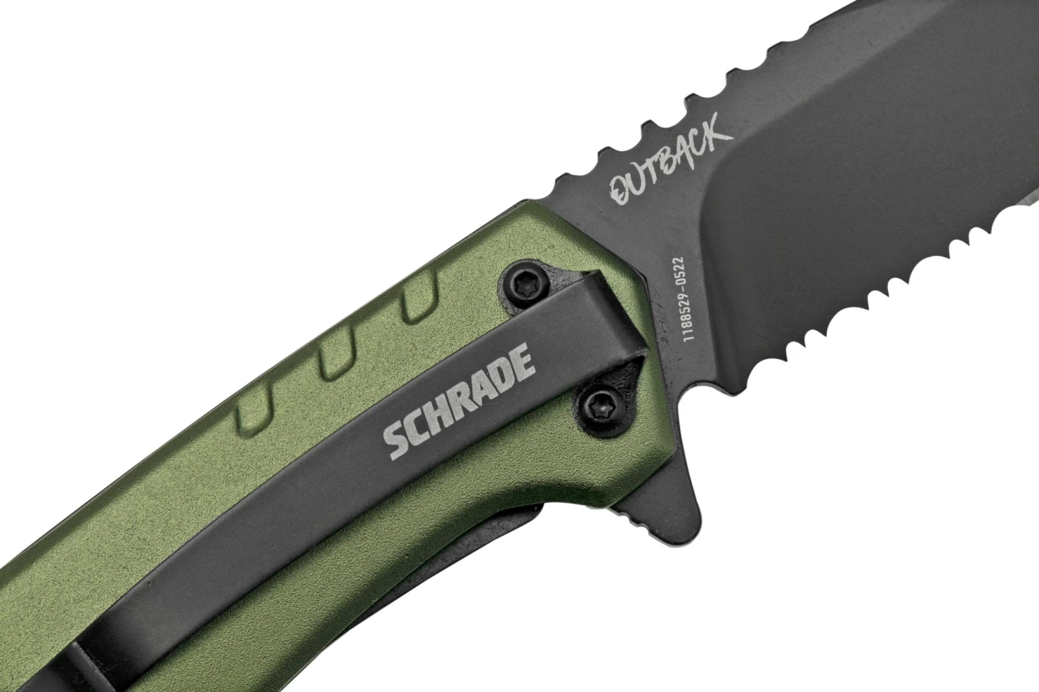 Schrade Outback Folder 1159312 OD-Green Navaja 7 Schrade Outback Folder 1159312 OD-Green Navaja - Imagen 5