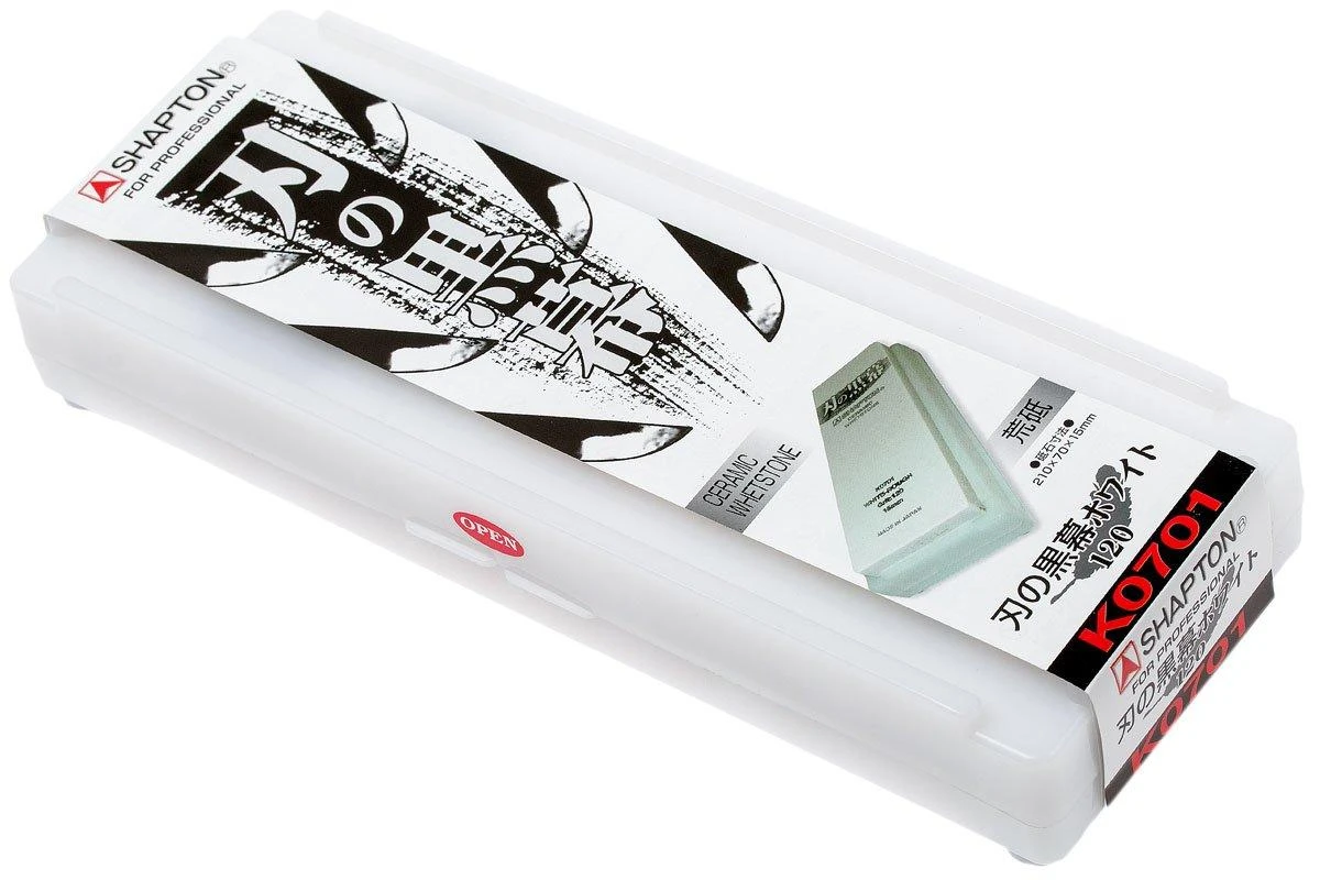 Shapton Pro Stone Grano 120 Extra Coarse Piedra De Afilar, White, K0701 5 Shapton Pro Stone Grano 120 Extra Coarse Piedra De Afilar, White, K0701 - Imagen 3