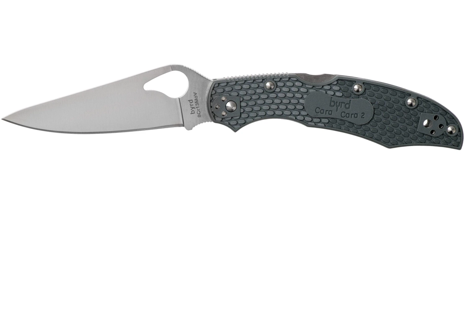 Spyderco Byrd Cara Cara 2 Gris FRN BY03PGY2 (Plain-Edge) Navaja 3 Spyderco Byrd Cara Cara 2 Gris FRN BY03PGY2 (Plain-Edge) Navaja