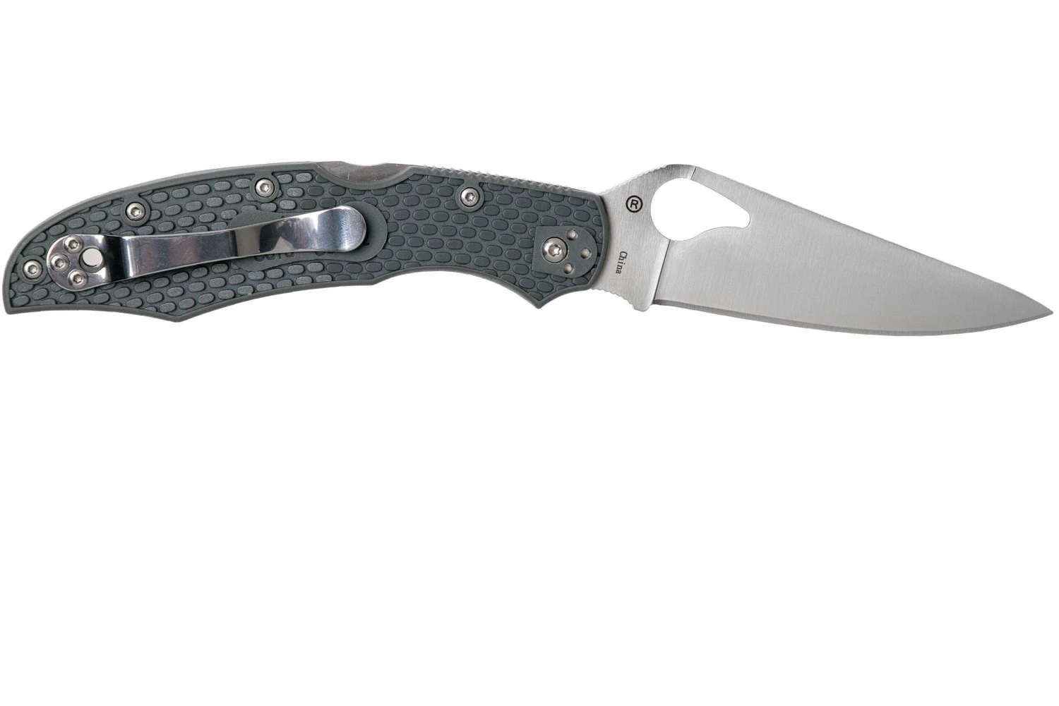 Spyderco Byrd Cara Cara 2 Gris FRN BY03PGY2 (Plain-Edge) Navaja 4 Spyderco Byrd Cara Cara 2 Gris FRN BY03PGY2 (Plain-Edge) Navaja - Imagen 2