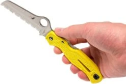 Spyderco C89 Atlantic Salt, Amarillo, Dentado 18 Spyderco C89 Atlantic Salt, Amarillo, Dentado -Tienda Fissler SPC89 08 spyderco 2016 spc89syl 08