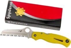 Spyderco C89 Atlantic Salt, Amarillo, Dentado 19 Spyderco C89 Atlantic Salt, Amarillo, Dentado -Tienda Fissler SPC89 09 spyderco 2016 spc89syl 09