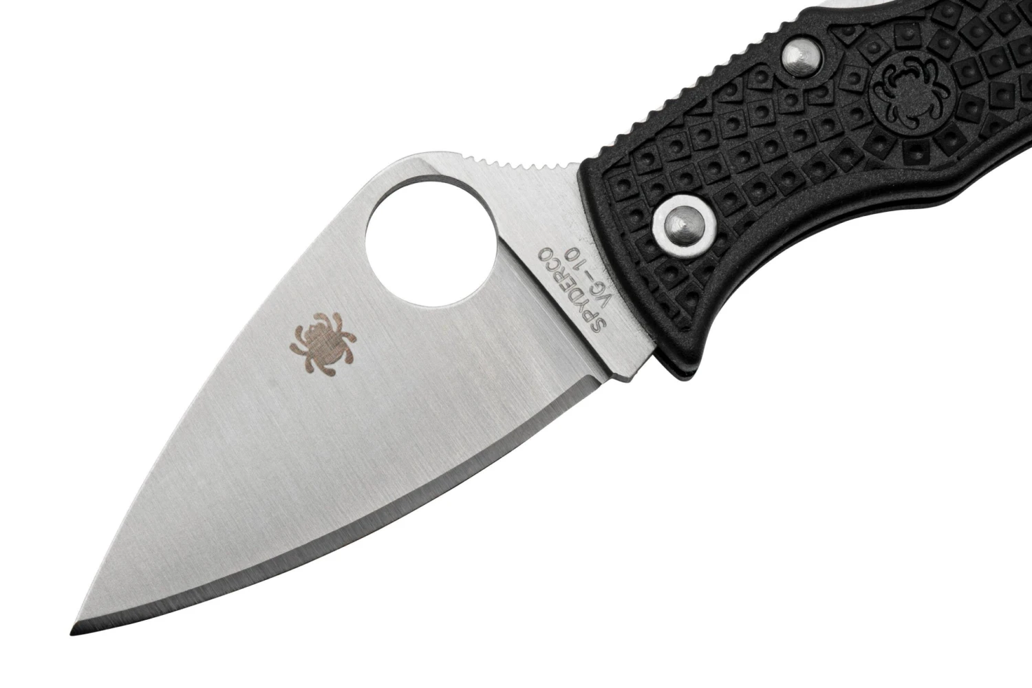 Spyderco Manbug MBKLFP Leafshape VG-10, Black FRN, Navaja 5 Spyderco Manbug MBKLFP Leafshape VG-10, Black FRN, Navaja - Imagen 3