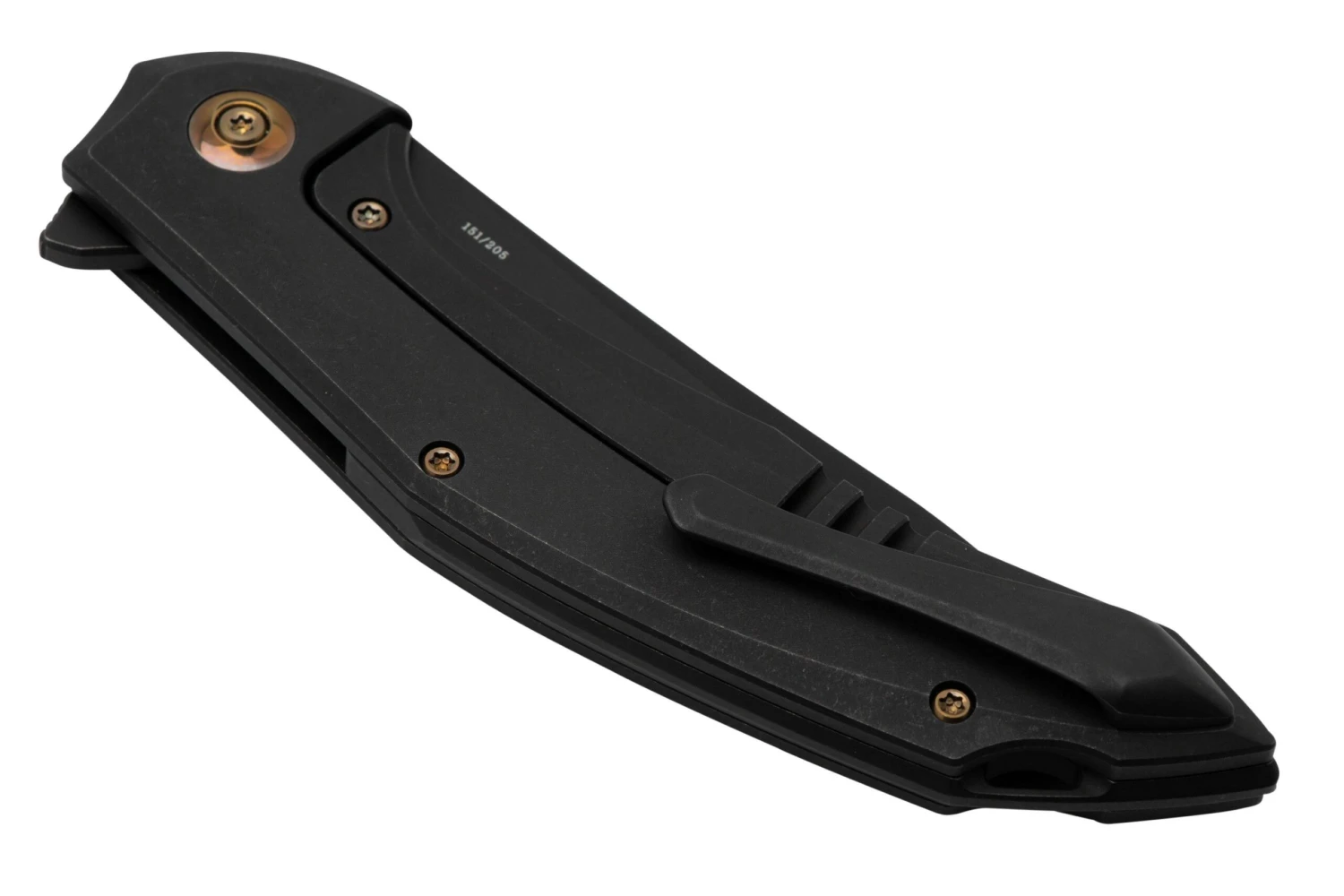 WE Knife Merata, WE22008A-1 Limited Edition, Black Titanium CPM 20CV Navaja 9 WE Knife Merata, WE22008A-1 Limited Edition, Black Titanium CPM 20CV Navaja - Imagen 7