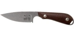 White River Knives M1 Natural Burlap Micarta Cuchillo Fijo, Kydex Sheath