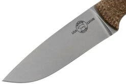 White River Knives Hunter Natural Burlap Micarta Cuchillo De Caza, Owen Baker Jr. Design -Tienda Fissler WRHNT BNA 03 white river knives