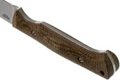 White River Knives Hunter Natural Burlap Micarta Cuchillo De Caza, Owen Baker Jr. Design -Tienda Fissler WRHNT BNA 04 white river knives